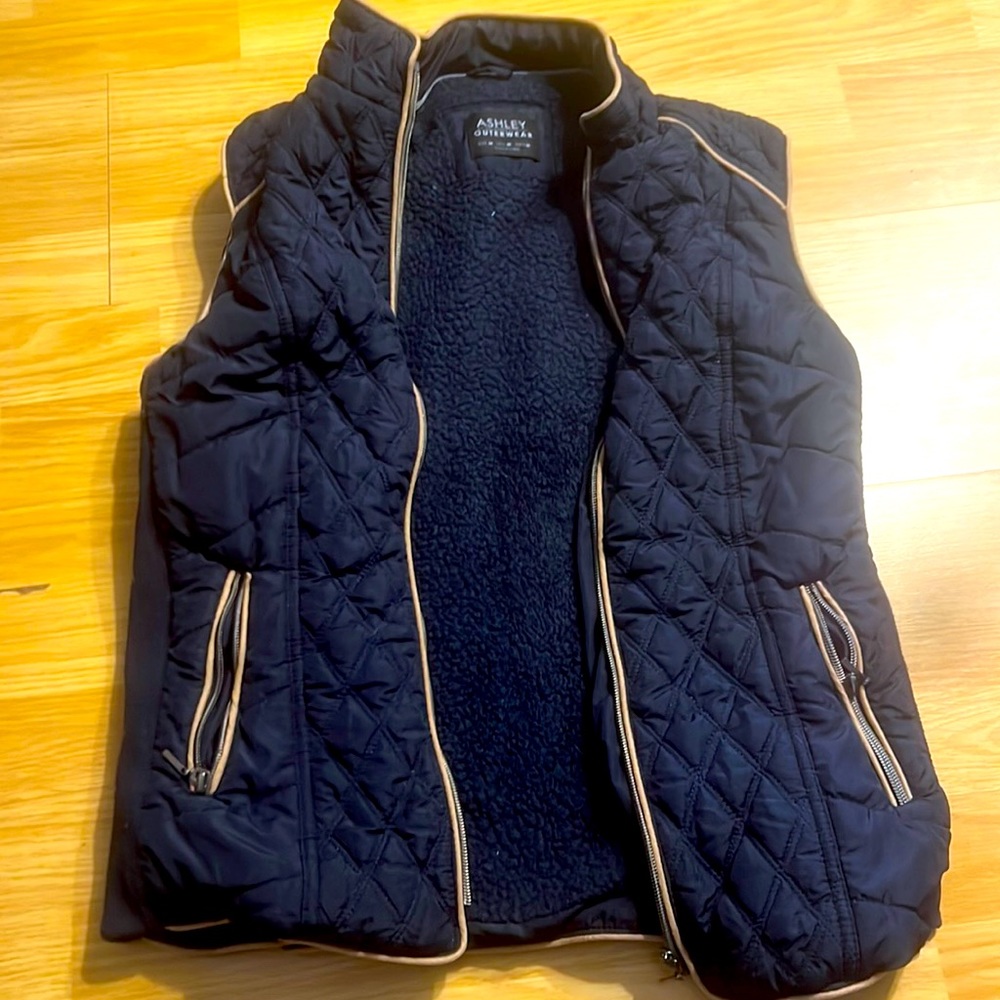 Warm navy blue vest
